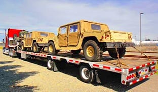 Military Equipment Shipping